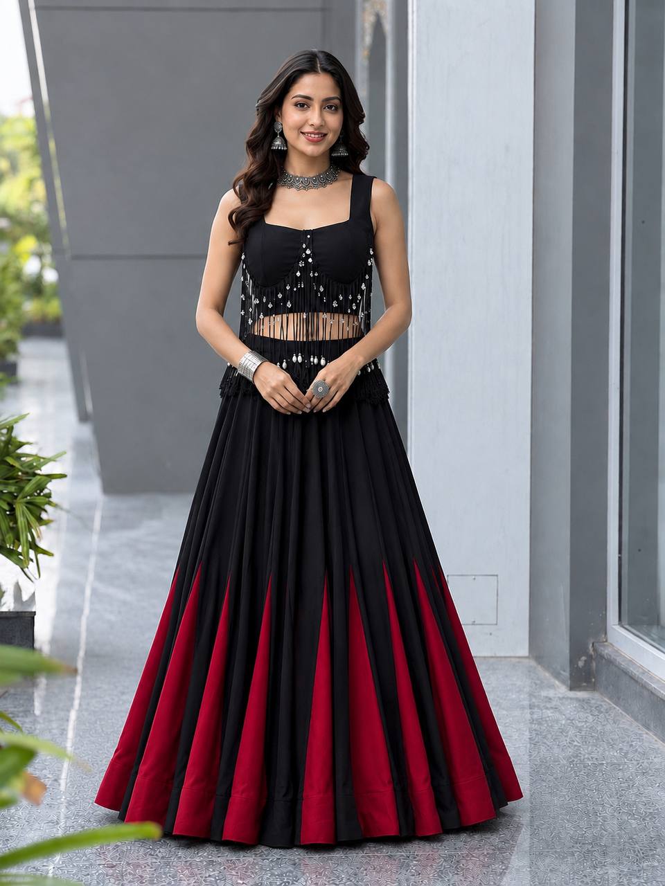 Navratri Special Ready-to-Wear Cotton Lehenga Choli Set