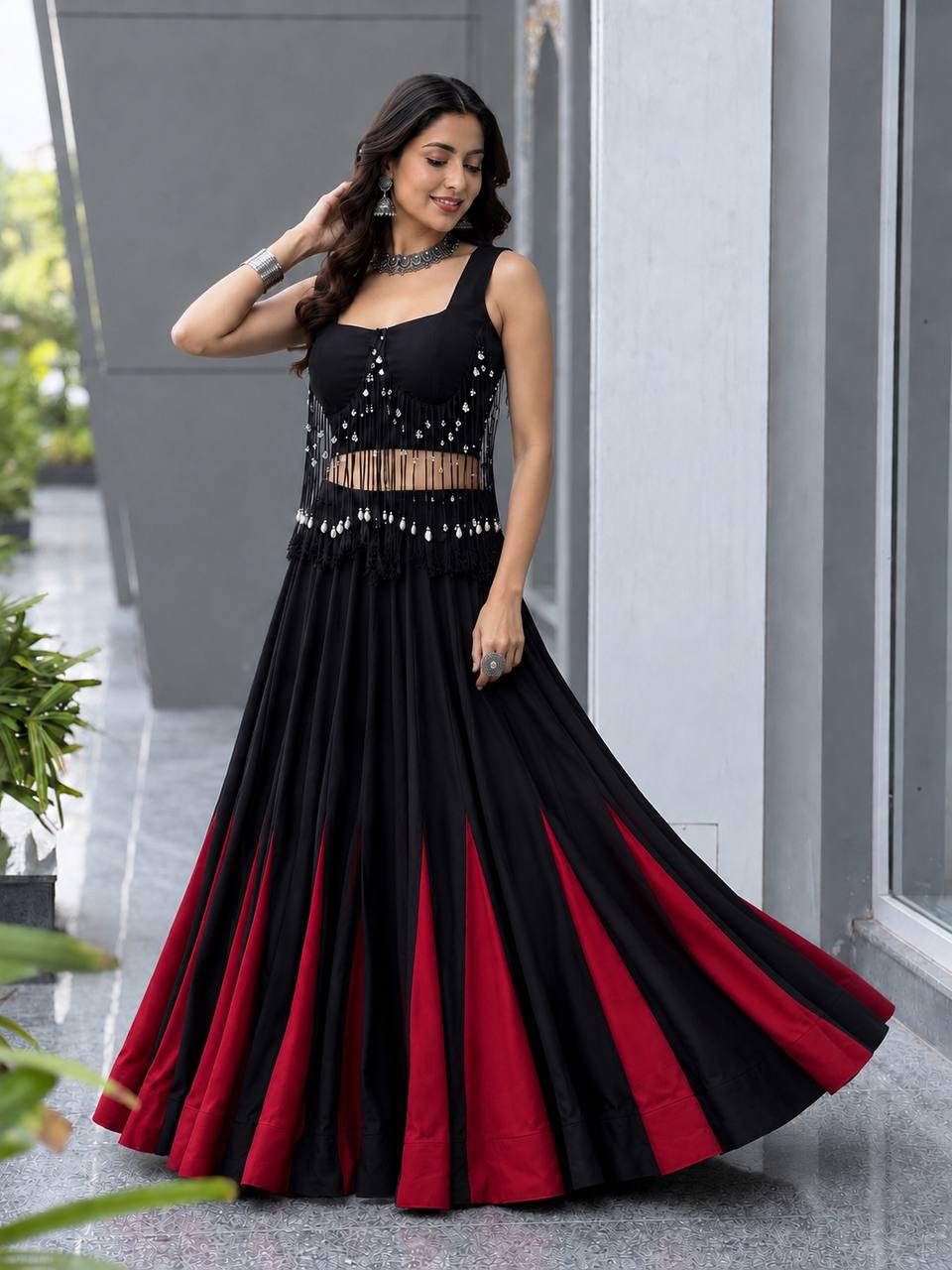 Navratri Special Ready-to-Wear Cotton Lehenga Choli Set