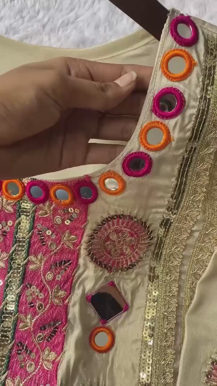 Designer Mirror Work Co-Ord Set