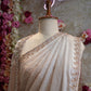 HANDWORK SAREE ON FENDI FABRIC (WITH BLOUSE) ##SR0235